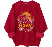 God Is Greater Than The Highs And Lows Sweatshirt, God Is Greater Than The Highs And Lows, Gods Is Good Shirt Claret