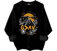 God Is Greater Than The Highs And Lows Sweatshirt, God Is Greater Than The Highs And Lows, Gods Is Good Shirt Black