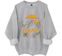 God Is Greater Than The Highs And Lows Sweatshirt, God Is Greater Than The Highs And Lows, Gods Is Good Shirt Grey