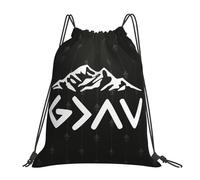 God Is Greater Than The Highs And Lows Women Men Drawstring Backpack Foldable Swimming Bag Portable String Backpack For Climbing Picnic Hiking