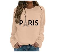 God is Greater Than The Highs and Lows Women's Long Sleeve Sweatshirt with Motif Print, khaki, XXL