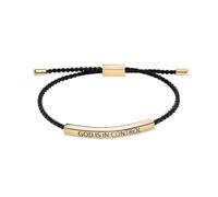God Is In Control Inspirational Bracelets for Women, Christian Faith Bracelets Handmade Letter Braided Bracelet Adjustable Stainless Steel for Women Girls Christmas/Birthday Gifts Jewelry, M, Nylon