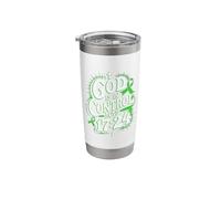 God is in Control Survivor Spinal Cord Injury Awareness Stainless Steel Insulated Tumbler
