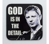 God Is In The Detail - Sam Tyler from Life On Mars - Drinks Coaster - Hardboard - 9cm x 9cm - Gloss Finish