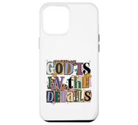 God Is In The Details Collage Ransom Note Style Design Case for iPhone 12 Pro Max