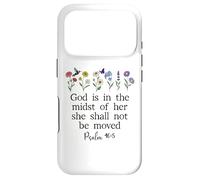 God is in the Midst of Her She Will Not Be Moved Psalm 46:5 Case for iPhone 17 Pro