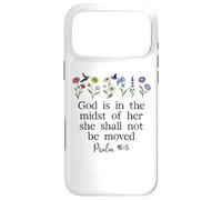 God is in the Midst of Her She Will Not Be Moved Psalm 46:5 Case for iPhone 17 Pro Max