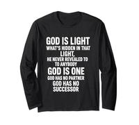God is Light The Unseen Truth Beyond Revelation Long Sleeve T-Shirt