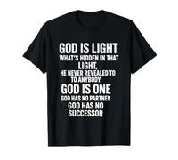 God is Light The Unseen Truth Beyond Revelation T-Shirt