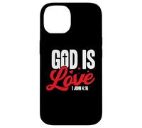 God Is Love - 1 John 4:16 Bible Verse Faith Based Religious Case for iPhone 14