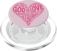 God is Love Heart Valentine's Day PopSockets PopGrip for MagSafe