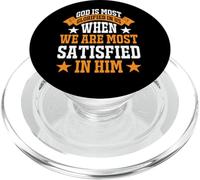 God Is Most Glorified In Us When We Are Satisfied In Him PopSockets PopGrip for MagSafe