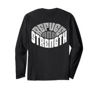God is My City of Refuge & Strength, Bold Faith Apparel Long Sleeve T-Shirt