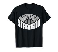 God is My City of Refuge & Strength, Bold Faith Apparel T-Shirt