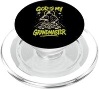 God Is My Grandmaster Christian Chess Player PopSockets PopGrip for MagSafe