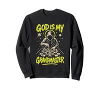 God Is My Grandmaster Christian Chess Player Sweatshirt