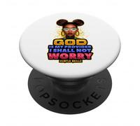 God is my provider I shall not worry Melanin Queen Business PopSockets Adhesive PopGrip