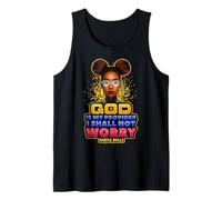 God is My Provider I Shall not Worry Melanin Queen Business Tank Top