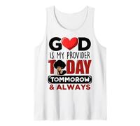 God is My Provider Today Tommorrow Always Christian Jesus Tank Top