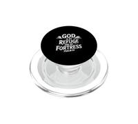 God Is My Refuge And My Fortress PopSockets PopGrip for MagSafe