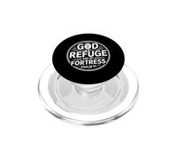God Is My Refuge And My Fortress PopSockets PopGrip for MagSafe