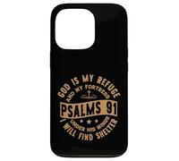 God Is My Refuge Under His Wings I Find Shelter Psalms 91 Case for iPhone 13 Pro