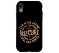 God Is My Refuge Under His Wings I Find Shelter Psalms 91 Case for iPhone XR