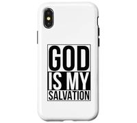 God Is My Salvation Bible Verse Women Isaiah 12:2 Scripture Case for iPhone X/XS