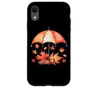 God Is My Shelter Umbrella Autumn Leaves Case for iPhone XR
