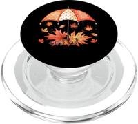 God Is My Shelter Umbrella Autumn Leaves PopSockets PopGrip for MagSafe