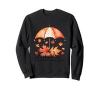 God Is My Shelter Umbrella Autumn Leaves Sweatshirt