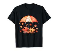 God is My Shelter Umbrella Autumn Leaves T-Shirt