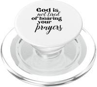 God is Not Tired Prayers Bible Scripture Proverbs Jesus Pray PopSockets PopGrip for MagSafe