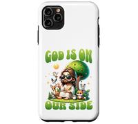 God Is On Our Side Funny Jesus Peace Animal Message Case for iPhone 11 Pro Max