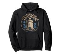 God Is Our Refuge And Strength Psalm 46:1 Christian Faith Pullover Hoodie