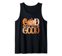 God is So Good Pumpkin Autumn Leaves Tank Top
