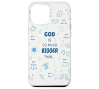 God Is So Much Bigger Than - Christian Jesus Coquette Bow Case for iPhone 12 Pro Max
