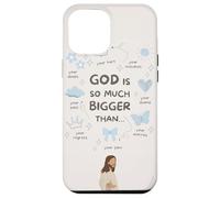God Is So Much Bigger Than - Christian Jesus Coquette Bow Case for iPhone 12 Pro Max
