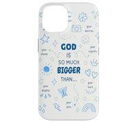 God Is So Much Bigger Than - Christian Jesus Coquette Bow Case for iPhone 14