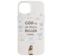 God Is So Much Bigger Than - Christian Jesus Coquette Bow Case for iPhone 15 Plus