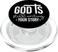 God is Still Writing Your Story - Christian Faith Cross PopSockets PopGrip for MagSafe