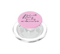 GOD IS STILL WRITING YOUR STORY QUIT TRYING TO STEAL THE PEN PopSockets PopGrip for MagSafe