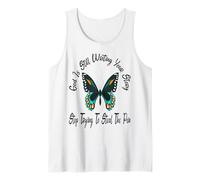 God is Still Writing Your Story Stop Trying to Steal The Pen Tank Top