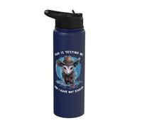 God is Testing and I Have Not Studied Stainless Steel Insulated Water Bottle