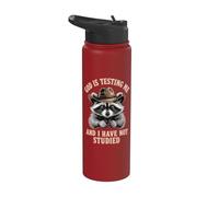 God is Testing Me and I Have Not Studied Stainless Steel Insulated Water Bottle