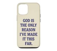 God Is The Only Reason Christian Faith Religious Quote Case for iPhone 12/12 Pro