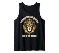 God Is the Winner - Bold Christian Lion of Judah Design Tank Top