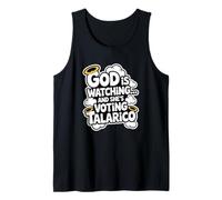 God is Watching and Shes Voting Talarico Texas Senate 2026 Tank Top
