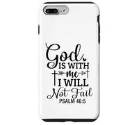 God is with me Christian men and women thankful grateful Case for iPhone 7 Plus/8 Plus