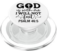 God is with me Christian men and women thankful grateful PopSockets PopGrip for MagSafe